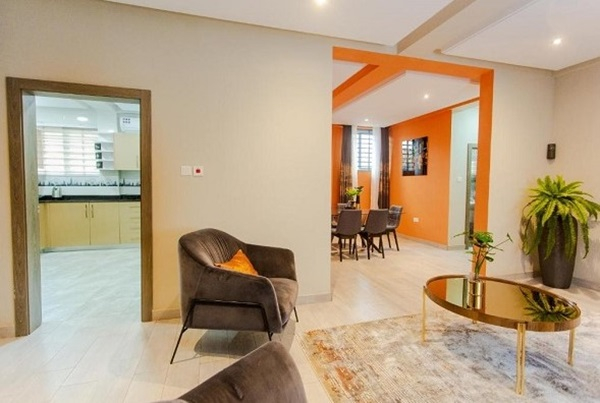 A luxury apartment in Accra