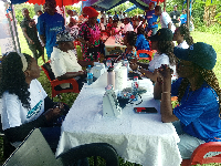The Rotary Club of Akosombo-Dam City took basic healthcare services to residents of Small London.
