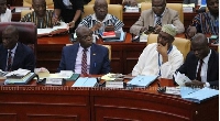 the minority in parliament boycotted vetting yesterday