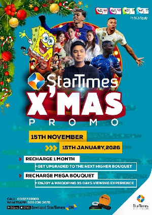 Logo of StarTimes x'mas promo
