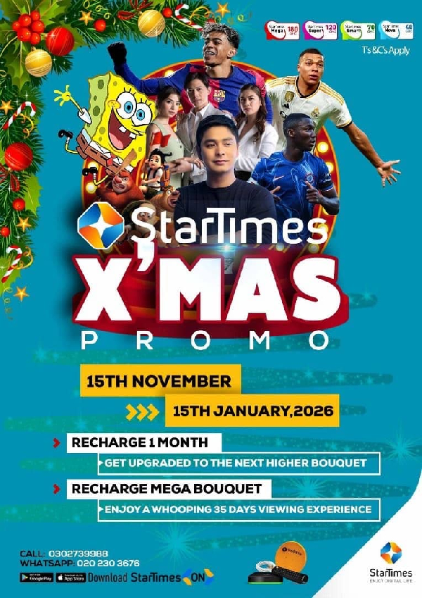 Logo of StarTimes x'mas promo