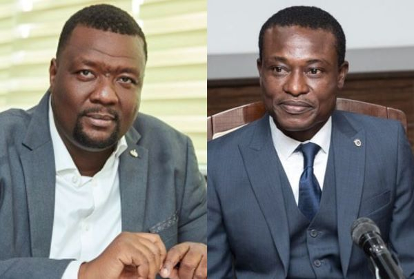 Julius Neequaye Kotey (L) is being investigated by Kissi Agyebeng (R)