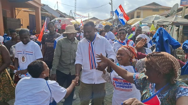 Image of Frank Annoh-Dompreh in Nsawam Market