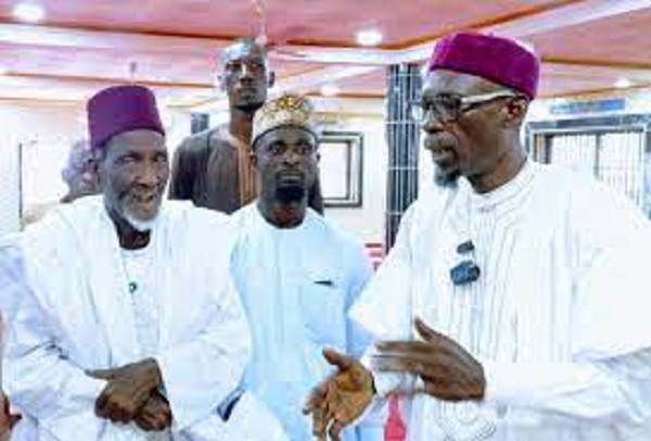 Sheikh Ahmad Rashad  with the spokesperson of the National Chief Imam