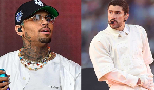 American singer Chris Brown and Grammy Award winning Puerto Rican singer, Bad Bunny