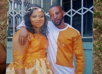 The couple Stephen Appiah and Afua Abrefi