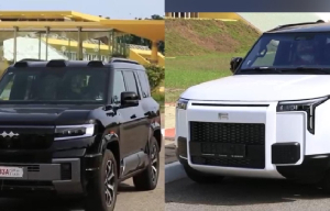 The electric vehicles Mahama received and donated to the State