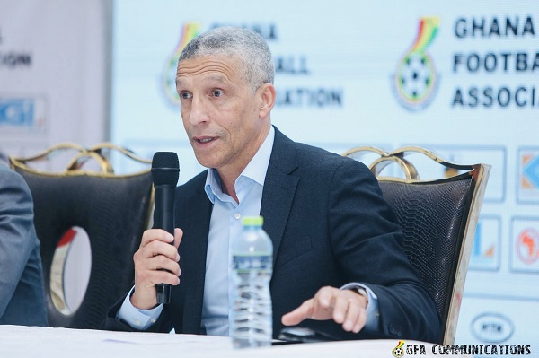 Ghana's head coach, Chris Hughton