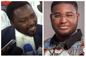 Wayoe Ghanamannti [L] and Alfred Ababio Kumi