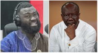 Okatakyei Afrifa-Mensah (L) has accused Ken Ofori-Atta (R) of making the NPP unattractive
