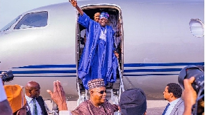 President-elect Bola Ahmed Tinubu as im return from Paris