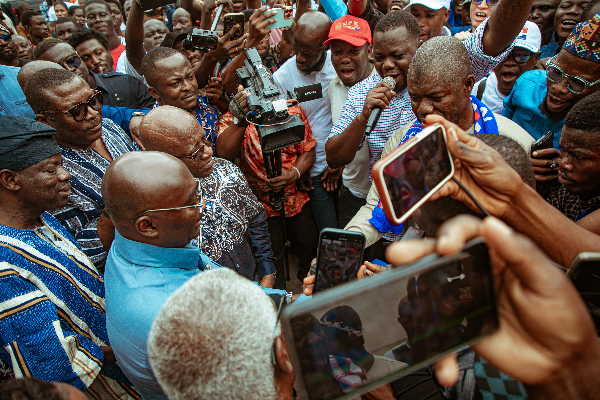 The NPP youth organisers picked NPP Presidential Primaries nomination forms forms for Bawumia