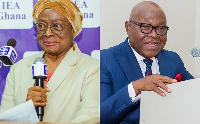 Former Chief Justice Sophia Akuffo and former Speaker of Parliament, Professor Mike Oquaye