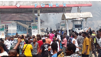 Scene of the explosion in Calabar