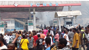 Scene of the explosion in Calabar