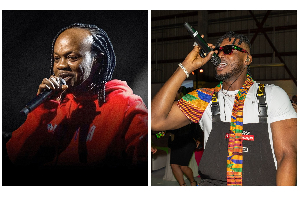 Gambo (R) has paid tributes to the late Daddy Lumba