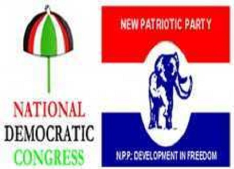 The NDC and NPP logo