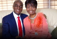Bishop Oyedepo and his wife, Faith