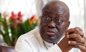 The president of Ghana, Nana Akufo-Addo