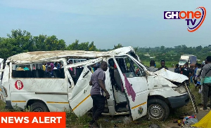 A scene of the road crash