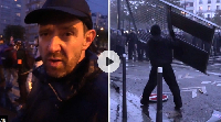 Police charge protesters during skirmishes