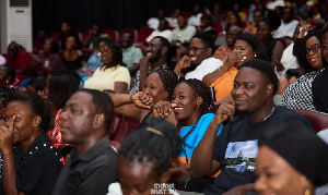 Some patrons at the drama show