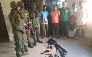 The suspects include two Chinese nationals