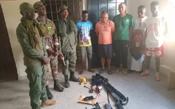 The suspects include two Chinese nationals