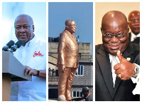 John Mahama has criticised Akufo-Addo over statue erection