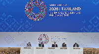 The meeting is taking place in Bangkok, Thailand