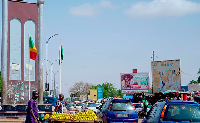 A view of a street in Niamey, Niger