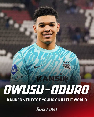 AZ Alkmaar’s Owusu Oduro Ranked Among World’s Best Young Goalkeepers 
