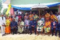 Some members of the church of Pentecost, Oheneba Kwadwo Ntoso III, and other dignitaries