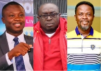 L-R Saddick Adams, Isaac Opeele Boateng, Daniel Kwaku Yeboah