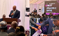Deputy Minister for Finance, Thomas Nyarko Ampem represented President Mahama at the event