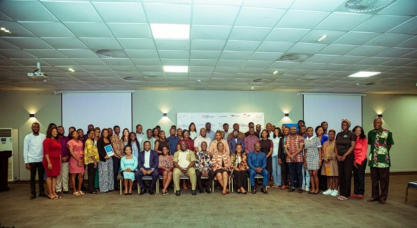 A photo of policymakers, industry leaders, researchers, and development partners in the AI sector