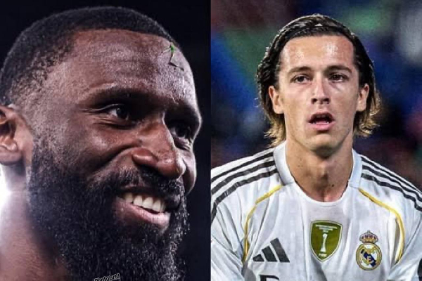 Rudiger (L) has reportedly slapped Carreras (R)