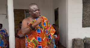 Nana Avo Nwia spoke on behalf of the council and Awulae