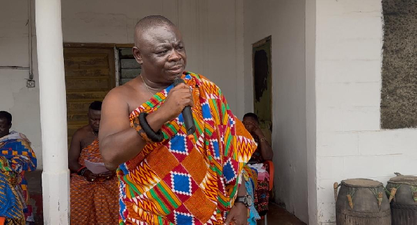 Nana Avo Nwia spoke on behalf of the Council and Awulae