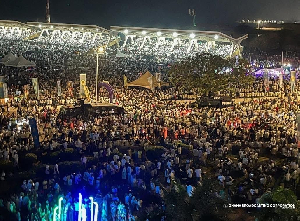 The venue was packed to the brim with fans and well-wishers