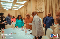 Dr Bawumia interacting with some CSOs heads at the programme