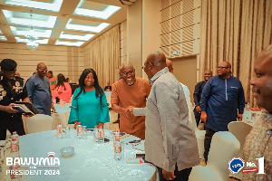 Dr Bawumia interacting with some CSOs heads at the programme