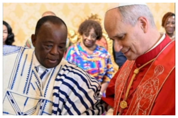 Pope Leo XIV pledges support for Ghana’s development, hints at future visit
