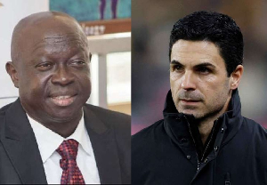 Kwabena Yeboah And Arteta 