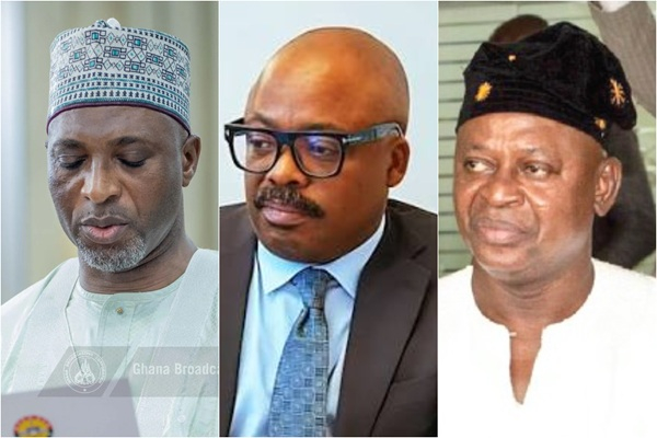 The initial invitation signed by Dr Callistus Mahama (M) excluded Muntaka (L) and Nikpe (R).