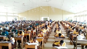 Students Writing The BECE