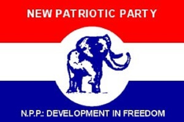 The New Patriotic Party (NPP) flag
