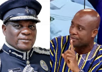IGP Christian Tetteh Yohuno (L) and Bernard Bediako is the MP for Akwatia (R)