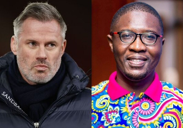 Liverpool legend Jamie Carragher and Atta Poku