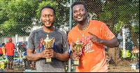 Asamoah Gyan and Baffour Gyan